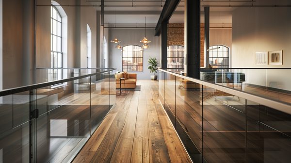 Sécurité et esthétique : choisissez votre garde-corps mezzanine verre